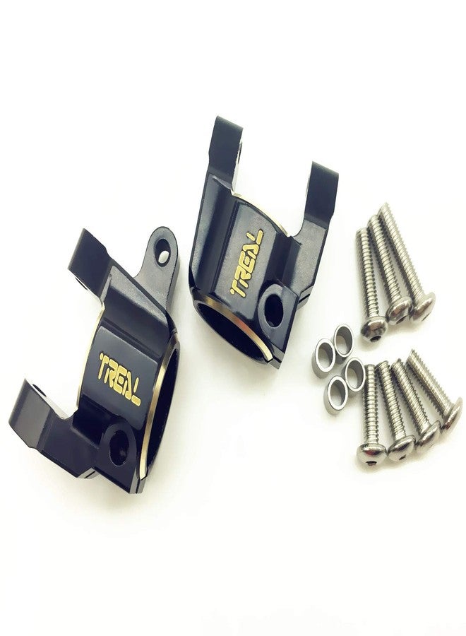 Treal Brass C Hubs for Axail SCX10 II (Black) - Image 2